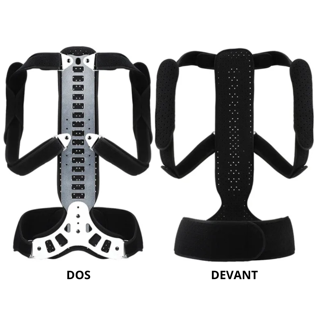 Correcteur de posture pour la scoliose en aluminium : soulagez-vous